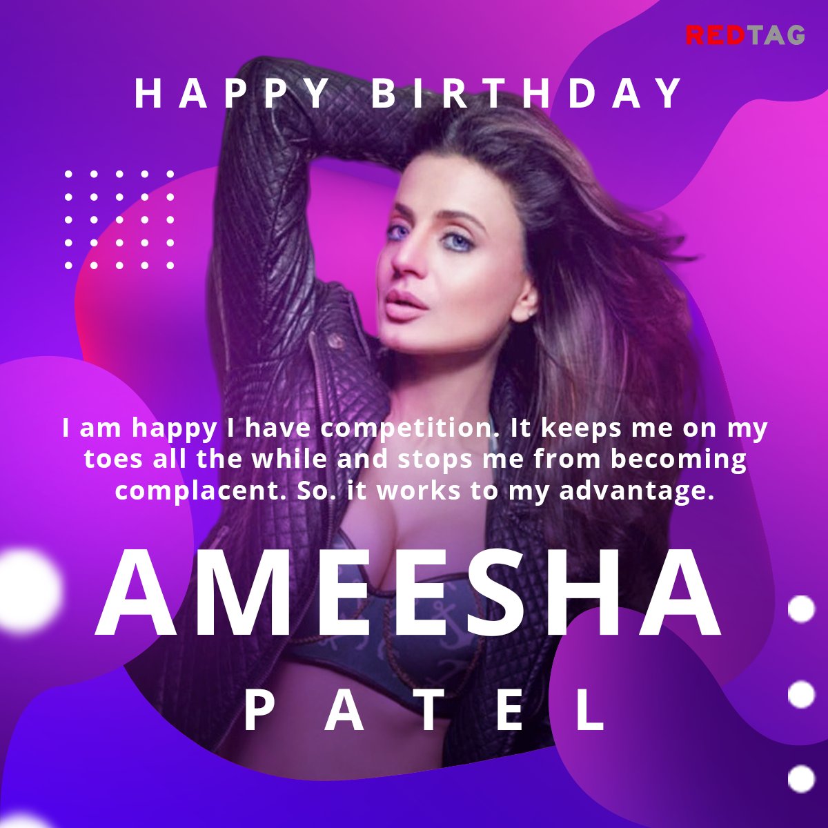 Wishing the Ameesha Patel, a very happy birthday! 