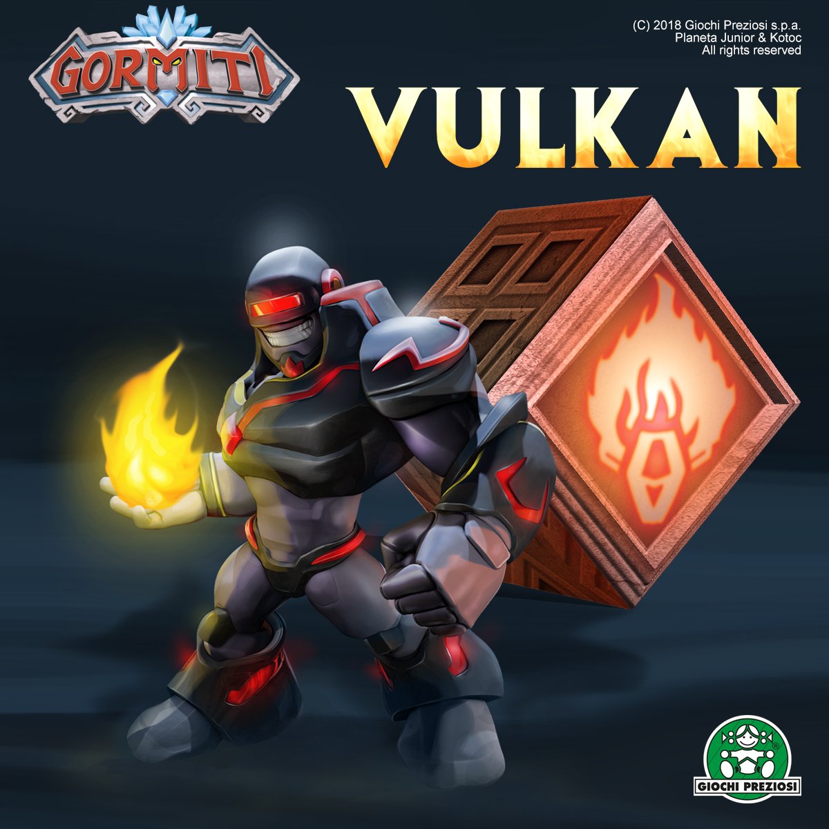 gormiti 2018 vulkan