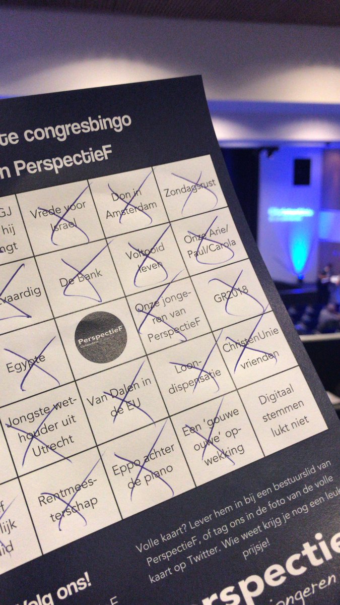 Helaas... het was niet mogelijk een volle kaart te krijgen! #cucongres @cujongeren