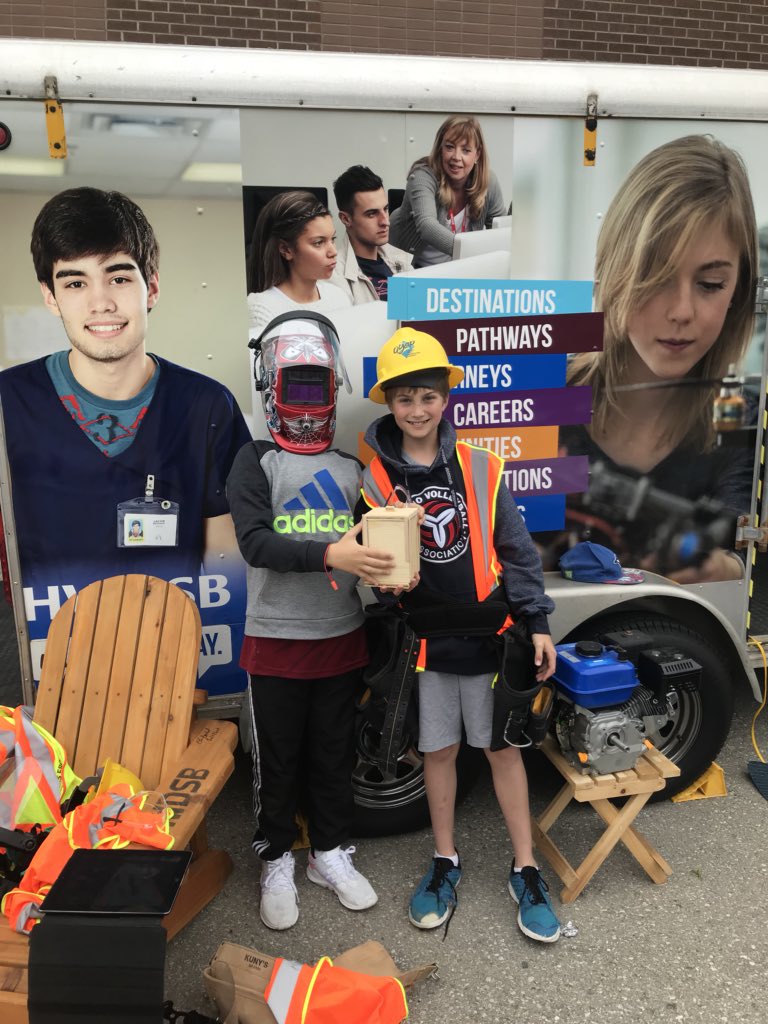 jademahwdsb's tweet photo. Another great day! @GuyBrown_HWDSB. Students understanding of Math and Science reinforced @HWDSBTrailer. Pathways explored and subject areas exposed when transitioning to high school. Super day 😀 https://t.co/90QCWBEaos