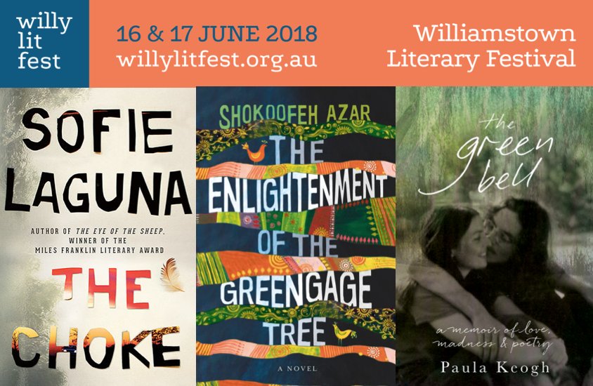 Just some of the great books at Willy Lit Fest next weekend willyitfest.org.au #willylitfest2018