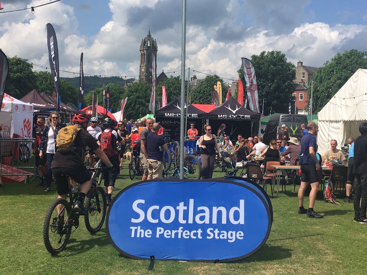FionaDally's tweet photo. @VisitScotNews @EventScotNews @Tweedlovefest #bikevalley #perfectstage #ScotlandIsNow https://t.co/BUoYns8agJ