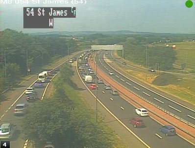 trafficscotland's tweet photo. * CONGESTION *
#M8 W/B #J29 St James to #J30 Erskine Bridge
After earlier RTC, all lanes clear but traffic remains
#PlanAhead
#VerySlowTraffic https://t.co/NlsjWBdAZ2