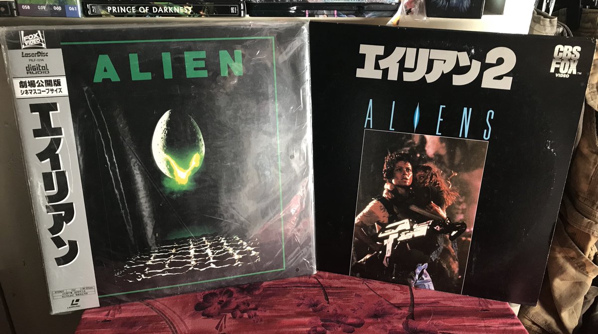 PBRstreetgang73's tweet photo. Picked up a couple of additions to the #AliensCollection the other week #Alien #Aliens #Laserdisc https://t.co/L8PAaYheqY