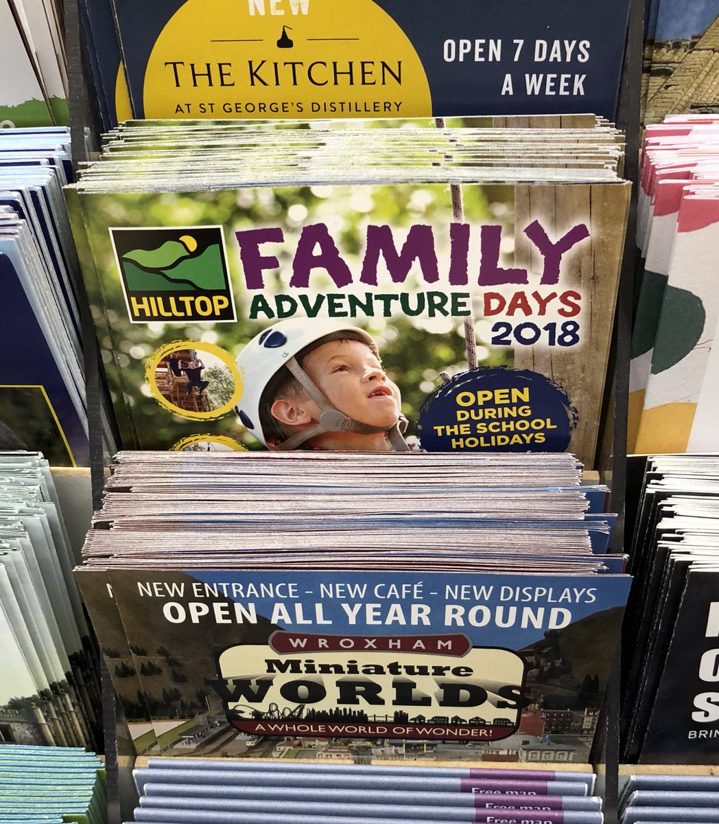 PKirk_designer's tweet photo. So excited to see my #FamilyAdventureDays leaflet for @HilltopNorfolk in my local Tesco’s this morning #designgoals https://t.co/9YsuKuUGHe