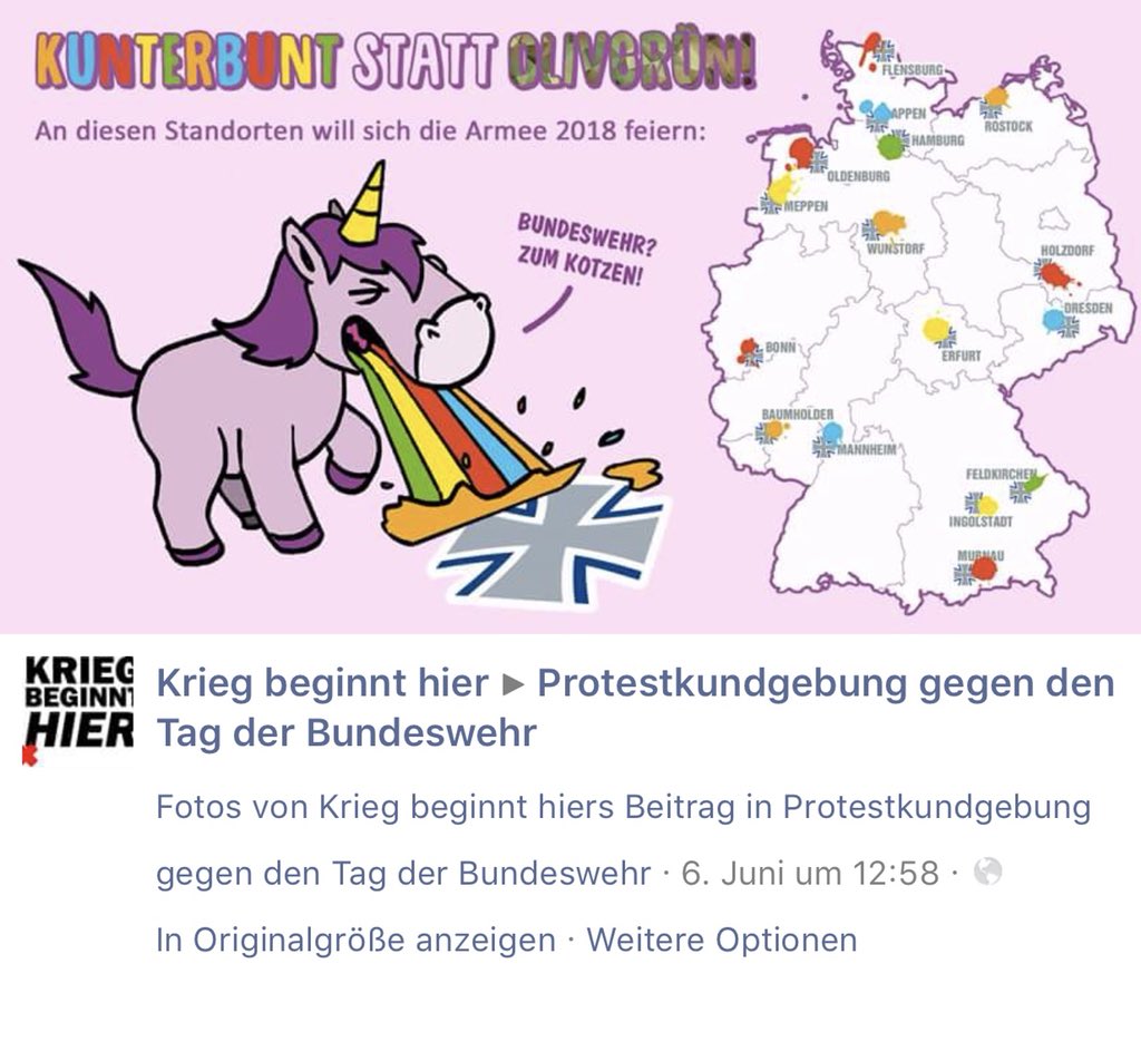 theomschm's tweet photo. Selten so eine respektlose Abbildung gesehen. Knapp 3600 Soldaten sind aktuell im Ausland zur Friedenswahrung im Einsatz und riskieren tagtäglich ihr Leben für unseren Schutz! Es braucht weiterhin mehr Dankbarkeit und Achtung für unsere Soldaten! #tdb18 https://t.co/GyNsfxEFXD