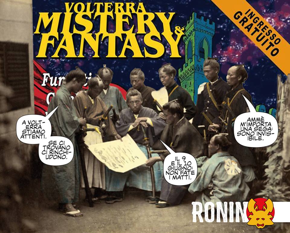 RoninCollettivo's tweet photo. Oggi e domani, #Volterra Mistery&Fantasy.
Cia siamo anche noi con i nostri #fumetti e i nostri autori @PietroRotelli, Champa Avellis, Carlo Carzai.
Passateci a trovare!
Cover Space Rhapsody: Paolo Voto
Cover Katana: @SMP_Artwork
Cover Wunderkammer: @ResliTale
#Comics #RoninMag https://t.co/PMHADzzg3T