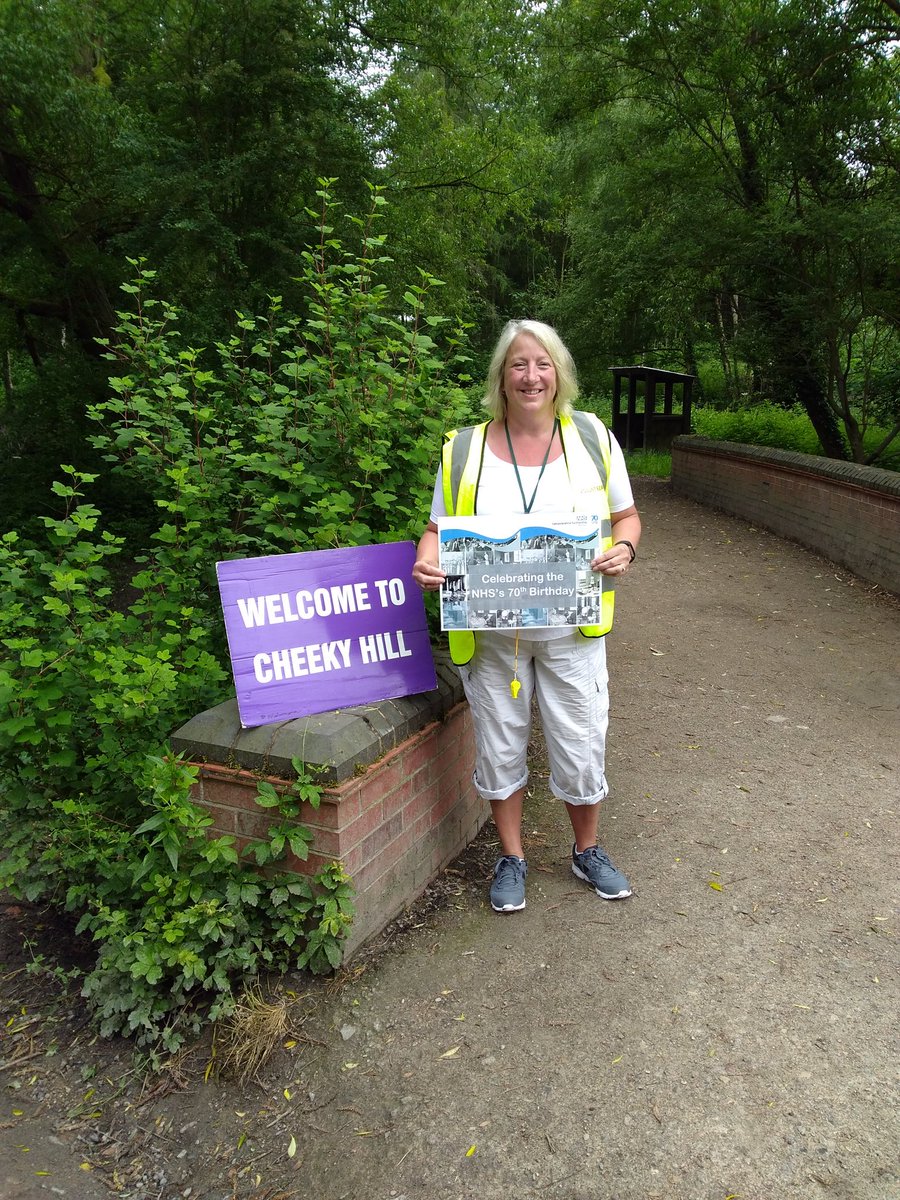 Parkrun at conkers great to see all the support for the NHS, well done to all the participants