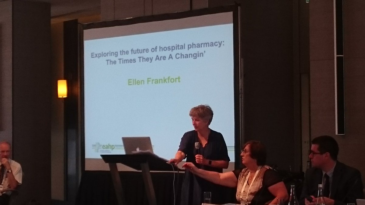 #EAHPGA2018 Nous réfléchissons à l'avenir de la #pharmaciehospitalière en Europe #Horizon2030! Quelle plus-value pour nos patients? Consensus sur le développement de la #pharmacieclinique !Merci
@nvza d'avoir été à l'origine de cette discussion! @EAHPtweet @agnesbuzyn @TomA_Riq