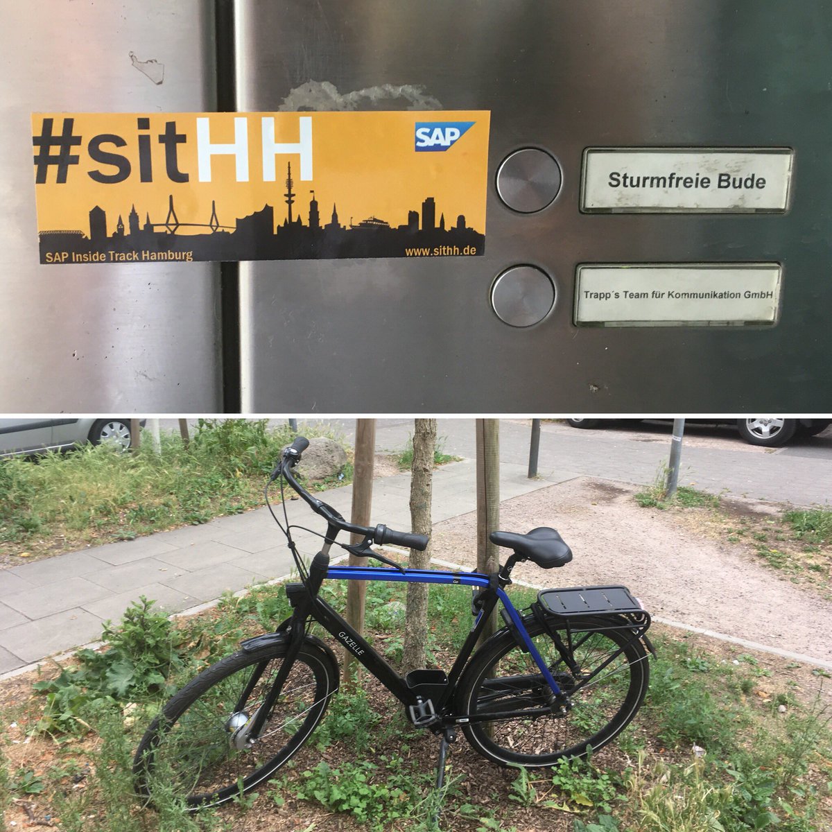 laurensvanrijn's tweet image. Arrived at #sitHH the usual way... 🚴‍♀️