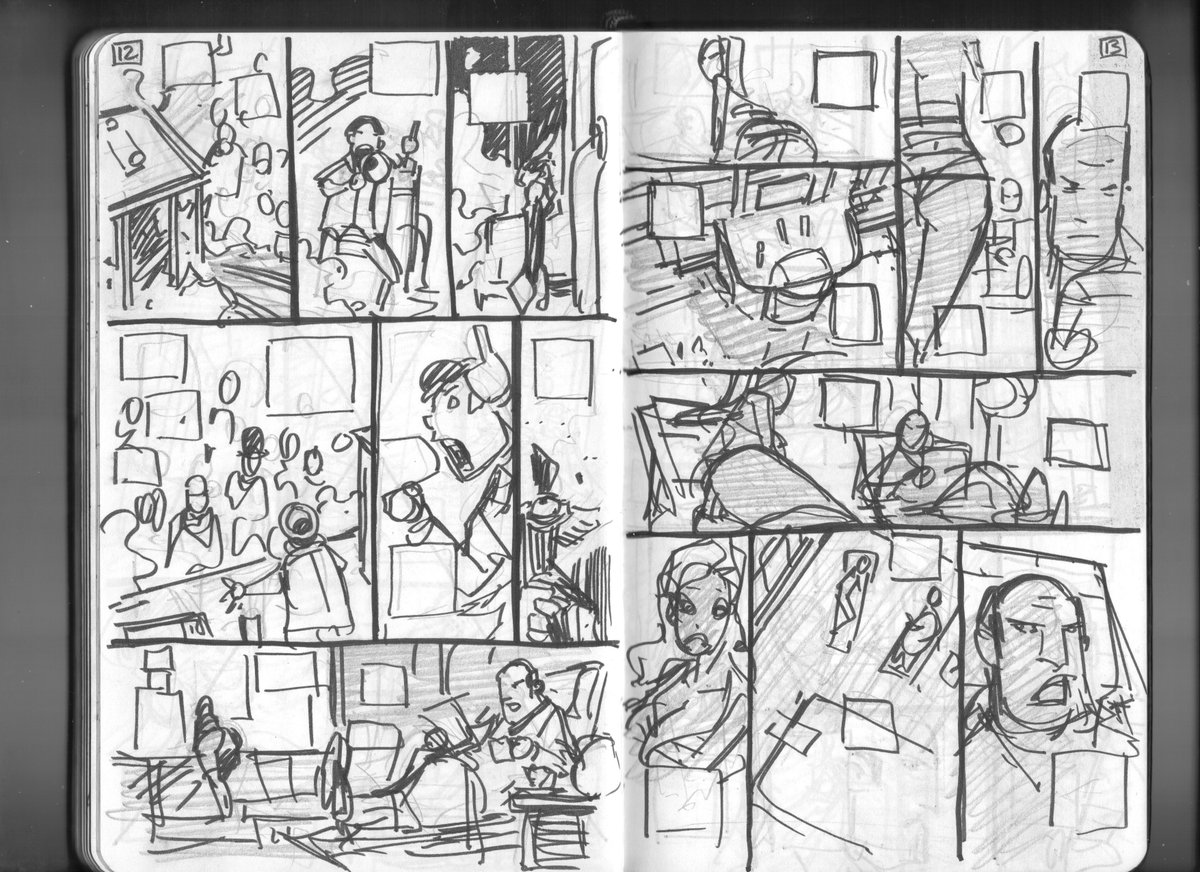 Ludolullabi Storyboarding On Moleskine Manga Comics Drawing Draw Illustration Ink Inking Storyboard Storyboarding