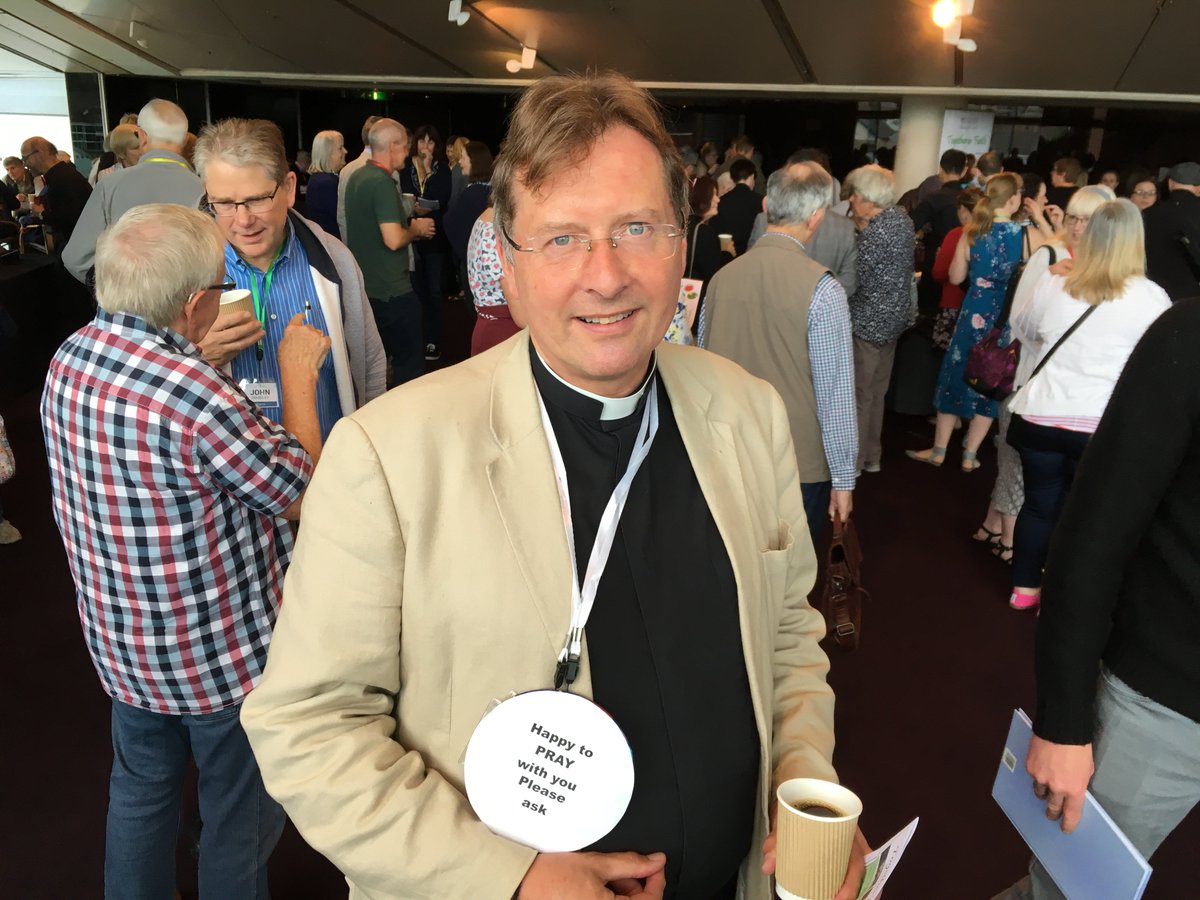LeedsAnglican's tweet photo. Paul Maybury happy to pray #TogetherinFaith2018 https://t.co/Lu6dWtqCda