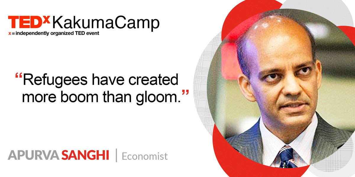 Refugees's tweet photo. LIVE NOW: @ApurvaSanghi on stage at #TEDxKakumaCamp 

Apurva is the @WorldBank former lead economist for East Africa, who spearheaded a groundbreaking study on refugee economics in Kenya.

Join the livestream: https://t.co/orDTxzPuYJ https://t.co/hloaGql9AF