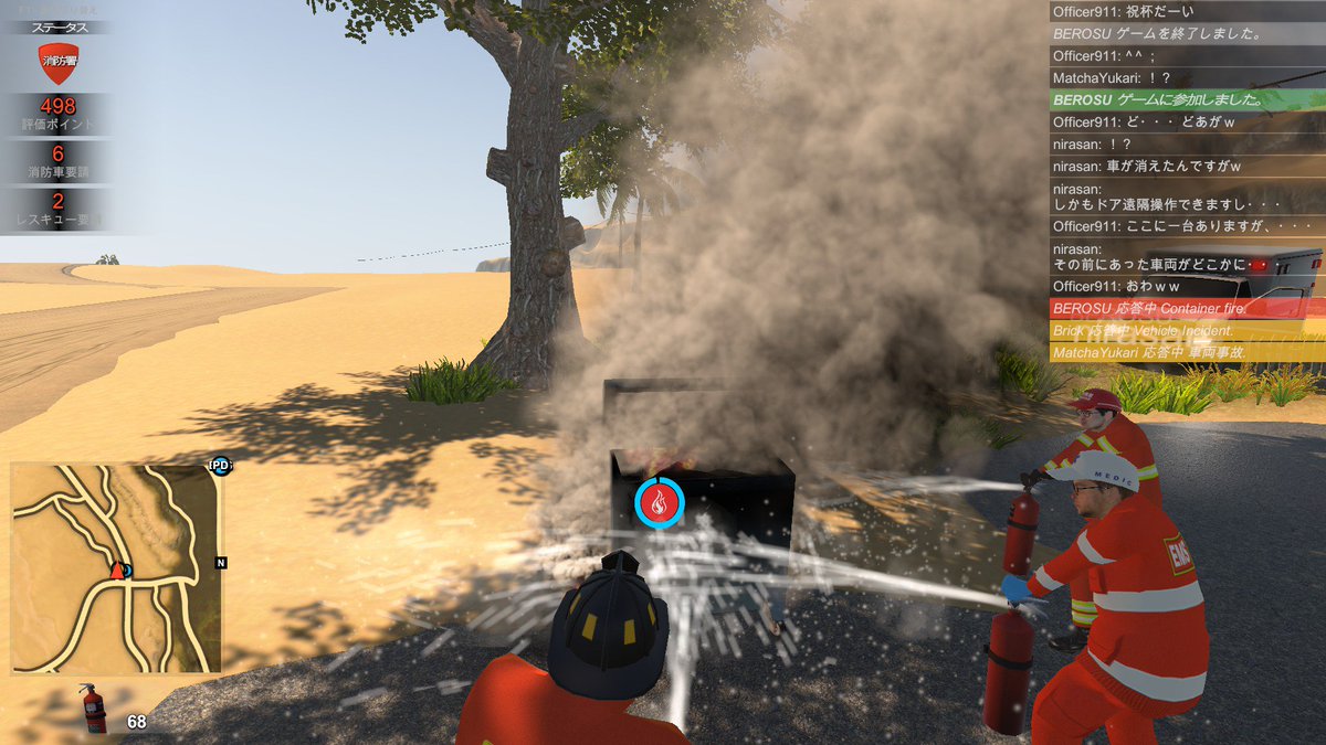 YEStakoparty's tweet image. いつものLSPDFRの兄貴達とLE勢の兄貴達と一緒にFlashing Lightsやりましたゾ～　早期アクセスでやれること少ないけど役割分担してロールプレイしたら結構面白かった　#FlashingLightsgame