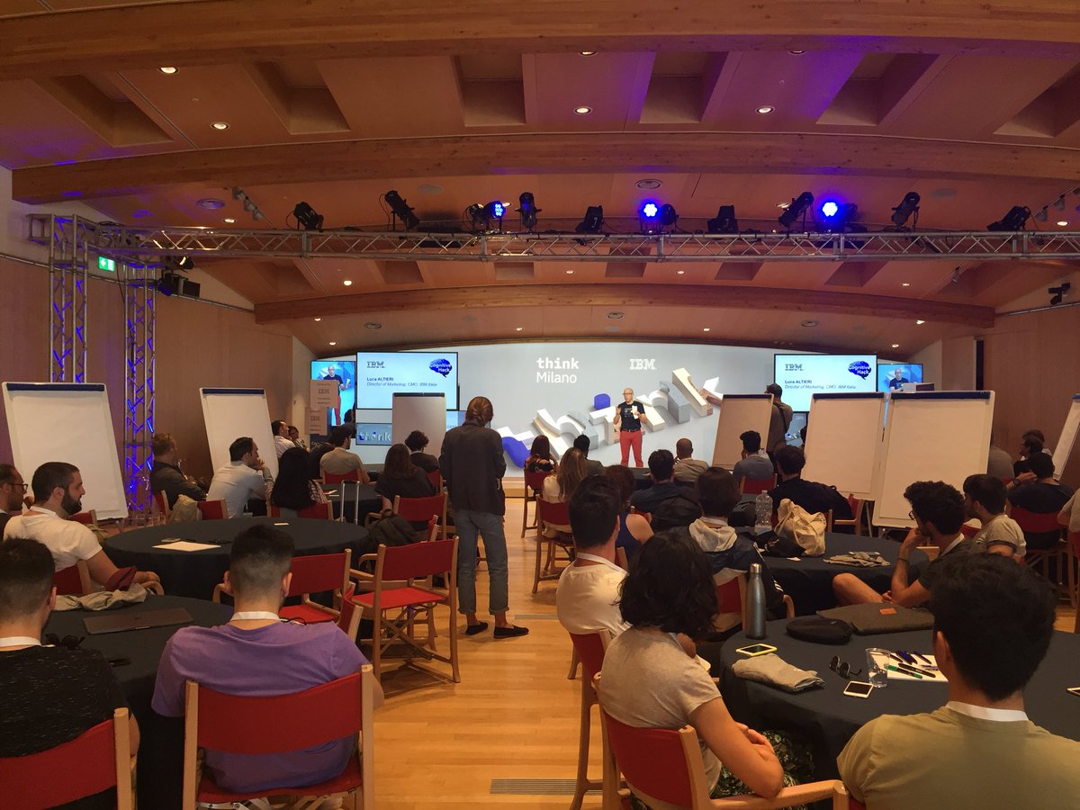 DesogusEdoardo's tweet image. #CognitiveHack @ #ThinkMilano.
Comincia ora la 48 ore di Hackathon organizzato da @IBMItalia con la collaborazione di @CodemotionIT #IBM
