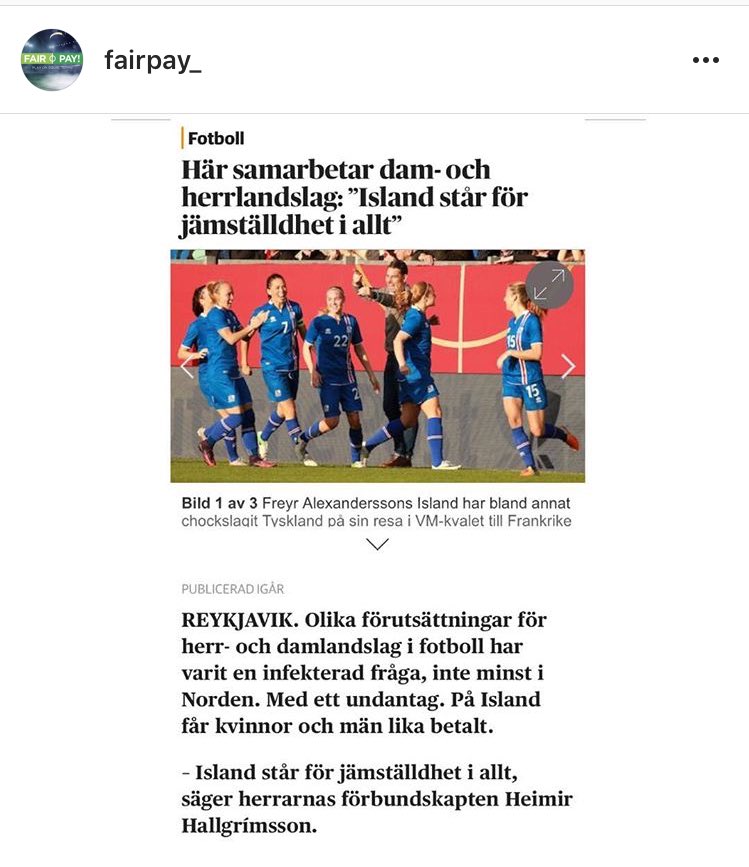 eken5's tweet photo. På island är det självklart att jobba jämställt. Konstigt land. https://t.co/QZxfKo2syh