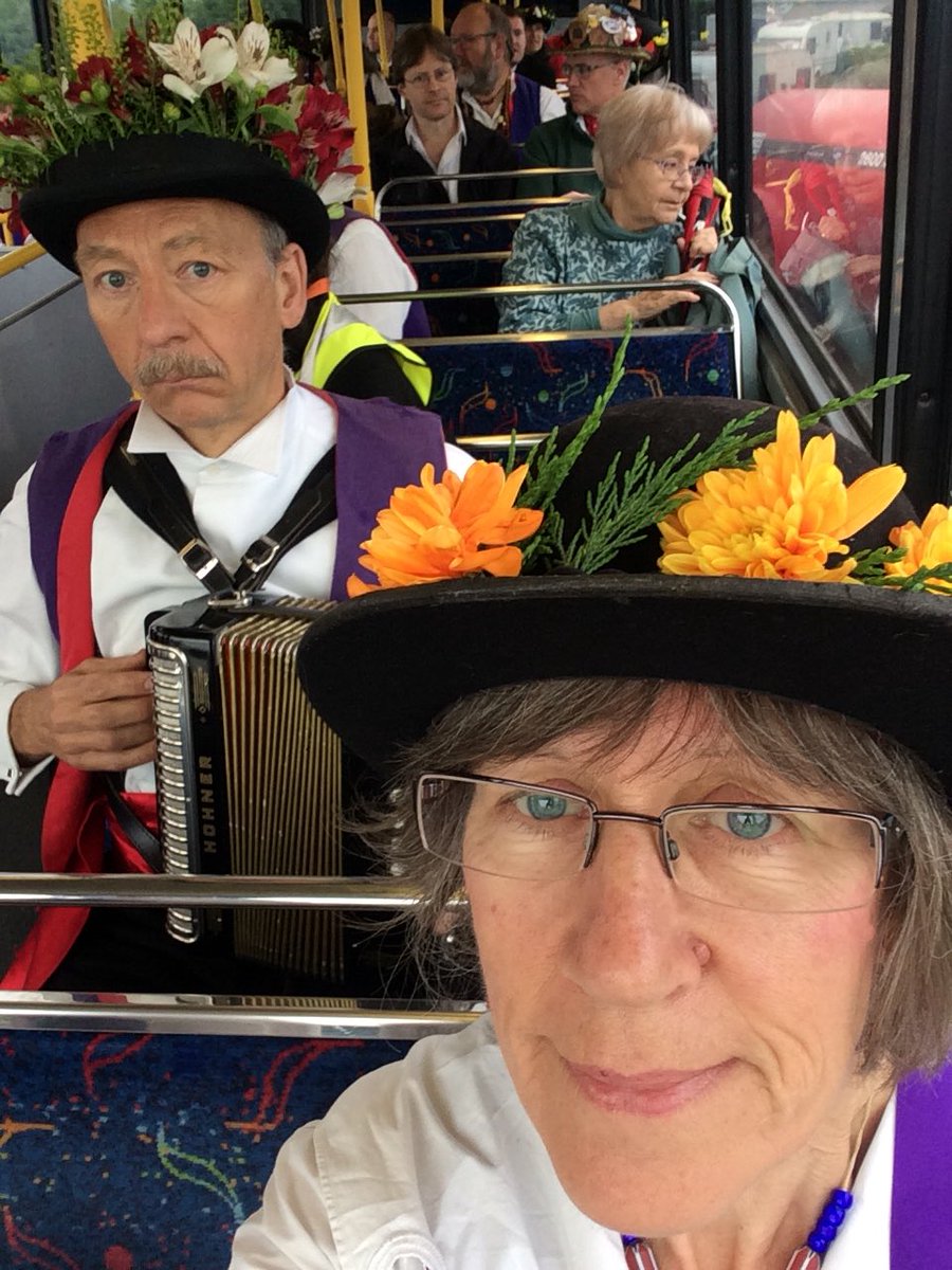 On our way to @southwellff ! Looking forward to a fabulous day of dancing round the town!