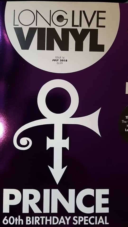 PrincePartyUK's tweet photo. #Prince60th #Prince60 Special in @longlive_vinyl #Prince #Prince4Ever Thank U @Kookooman73 and @Maureen3121 https://t.co/6EArzohBib