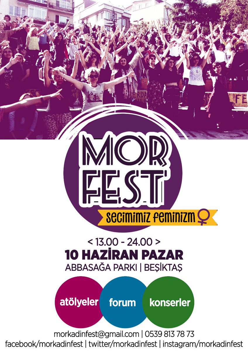 esitiz's tweet photo. #MorFest Abbasağa Parkı, Beşiktaş https://t.co/t2DnABPUSB