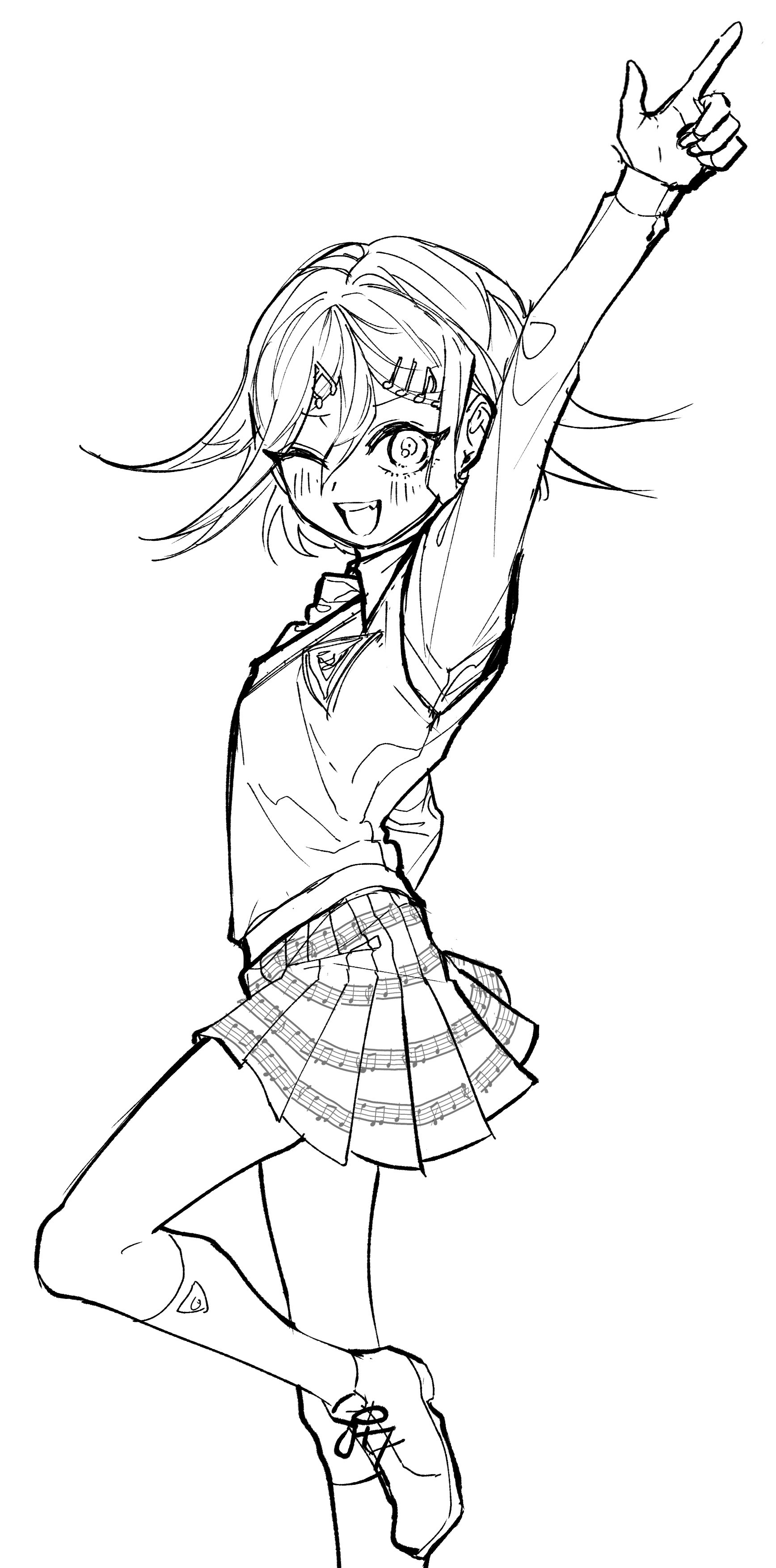 Danganronpa раскраска