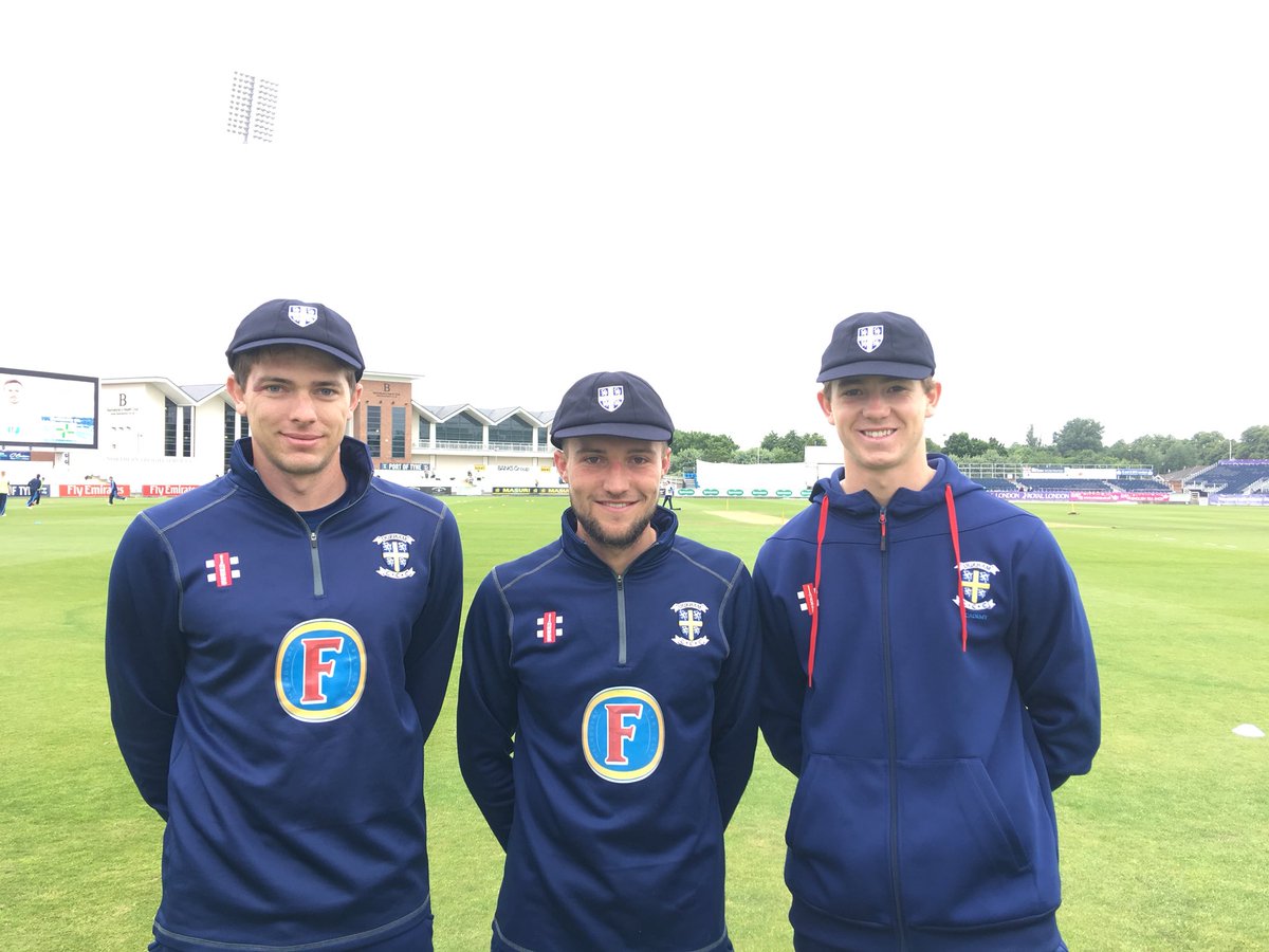 DurhamCricket's tweet photo. Three caps. Welcome to the Durham family
#ForTheNorth https://t.co/ARgeJ6FwkE