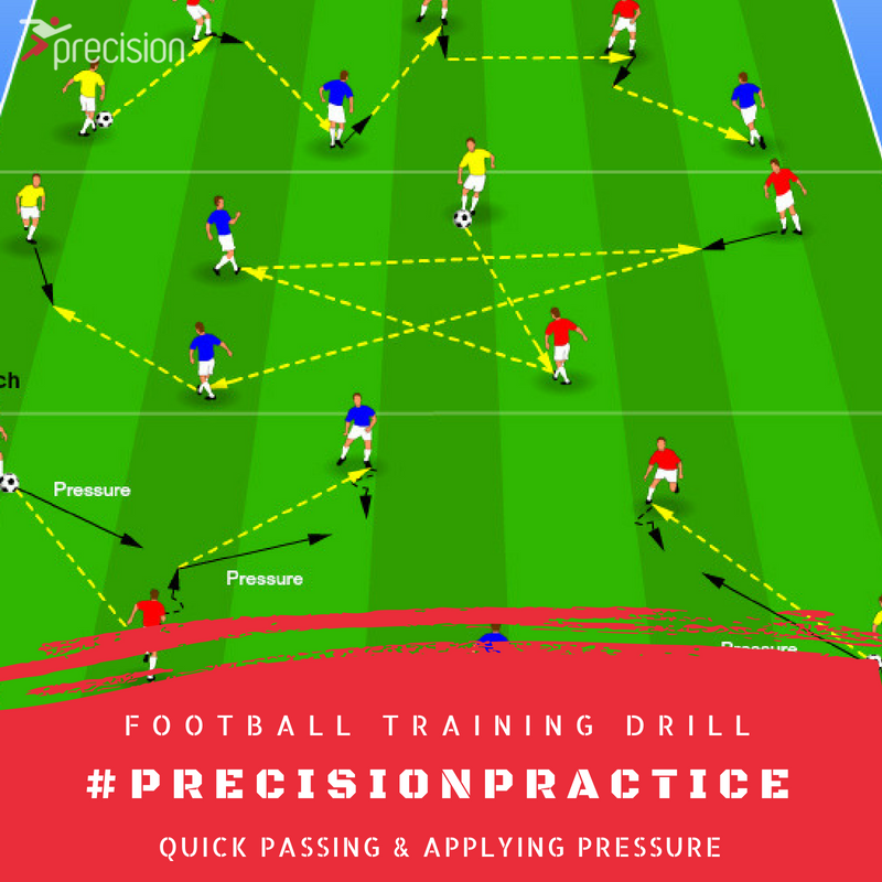 PrecisionGk's tweet image. #PrecisionPractice | Quick Passing &amp;amp; Applying Pressure
Try out this practice, as used by @realmadriden, and many more #football #training #sessions from @soccertutorcom 👉soccertutor.precisiontraining.uk.com/academy-coachi… #Precision