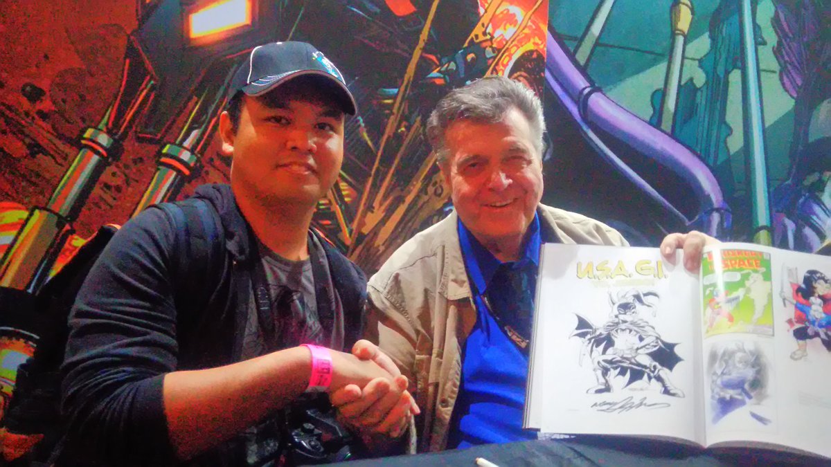 SieggWolfbun's tweet photo. Thank you Mr. Neal Adams! #TOYCON2018 #toyconph #toyconfanx #usagiyojimbo #thesakaiproject https://t.co/riJHio80C5