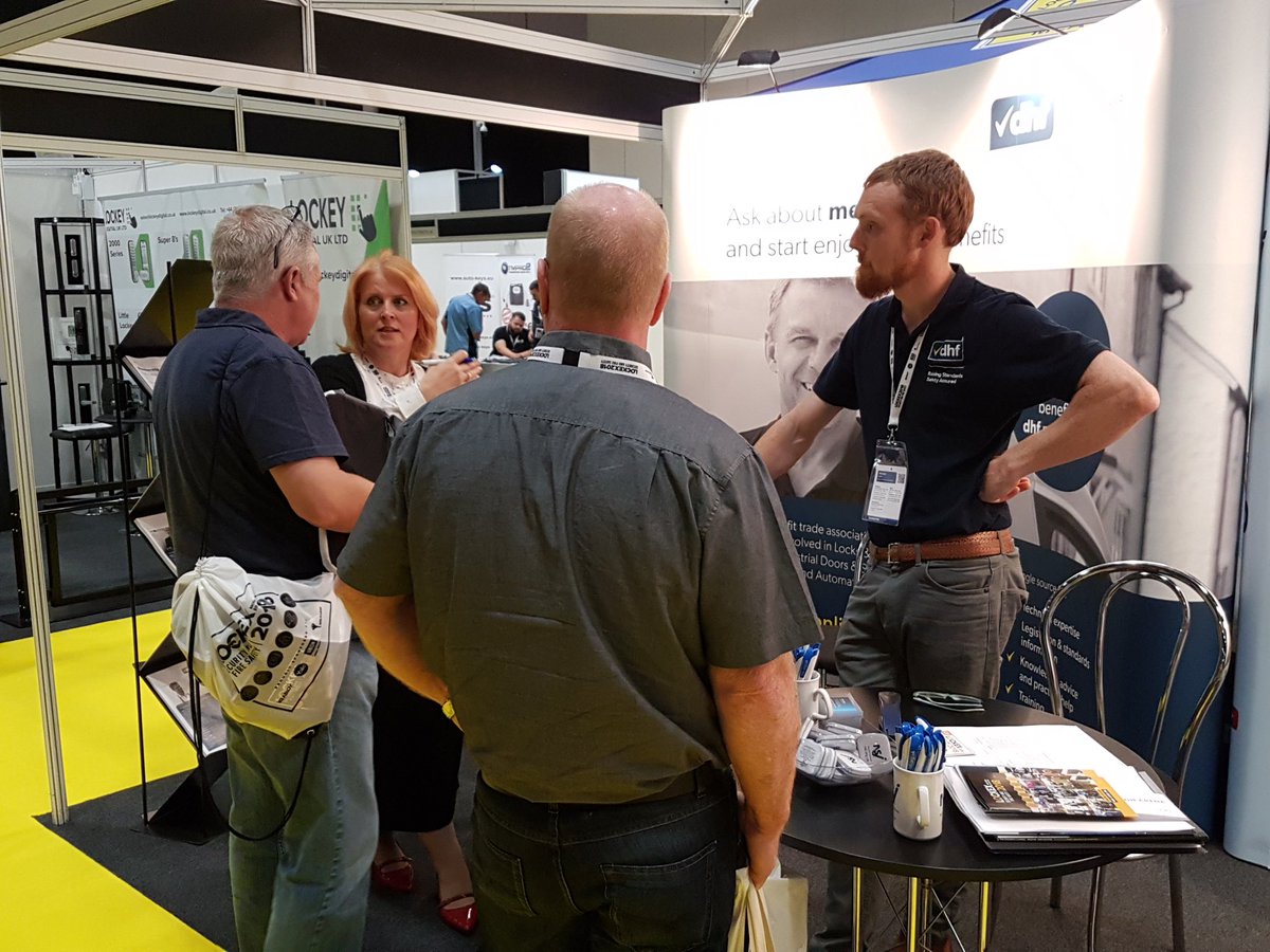 DHFOnline's tweet photo. Yesterday ⁦@Lockex2018⁩ talking about #fire #doors https://t.co/kfbY1Cesbg