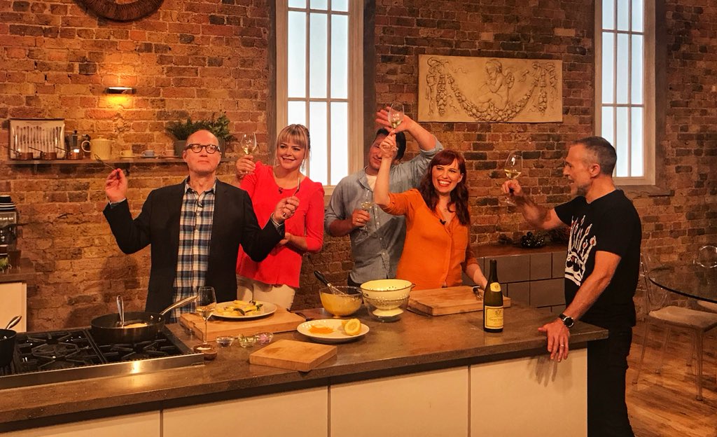 What an enjoyable show with <a href="/michelrouxjr/">Michel Roux Jr</a> <a href="/AdrianEdmondson/">Adrian Edmondson ❎</a> <a href="/Marianne_Lumb/">Marianne Fitzpatrick (nee Lumb)</a> <a href="/jamieoliver/">Jamie Oliver</a> and <a href="/jane_parkinson/">Jane Parkinson</a> 

Thanks to all our viewers for watching! We’re back next week, bright and early at 9am with <a href="/matt_tebbutt/">Matt Tebbutt</a>

Have a great weekend! 

#SaturdayKitchen
