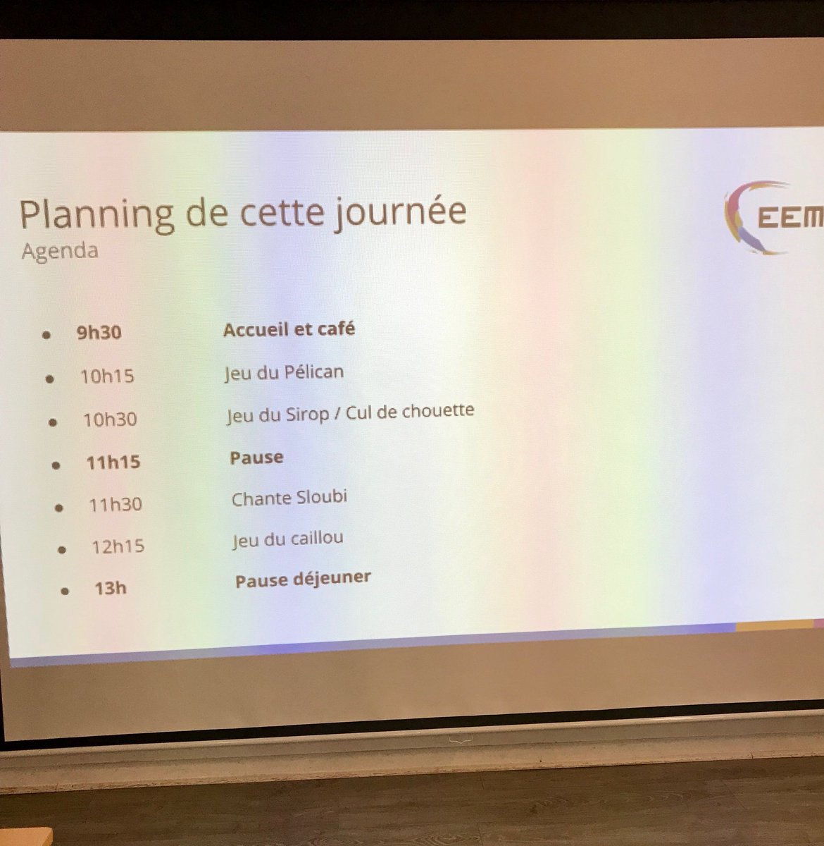 Aujourd’hui #séminaire équipe et intervenants <a href="/EEMI75/">EEMI - École du Web</a>. Du lourd au programme !#kaamelott