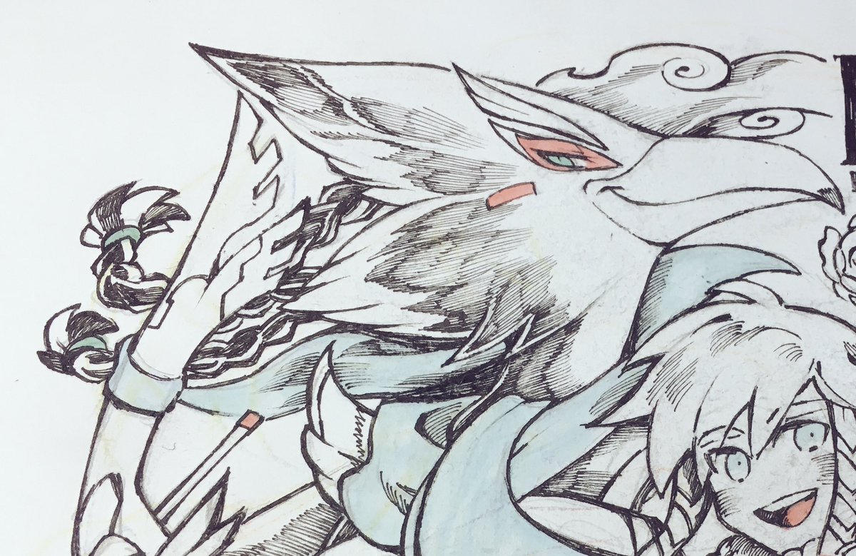 ウシオさん(@asa1990819)への色紙 