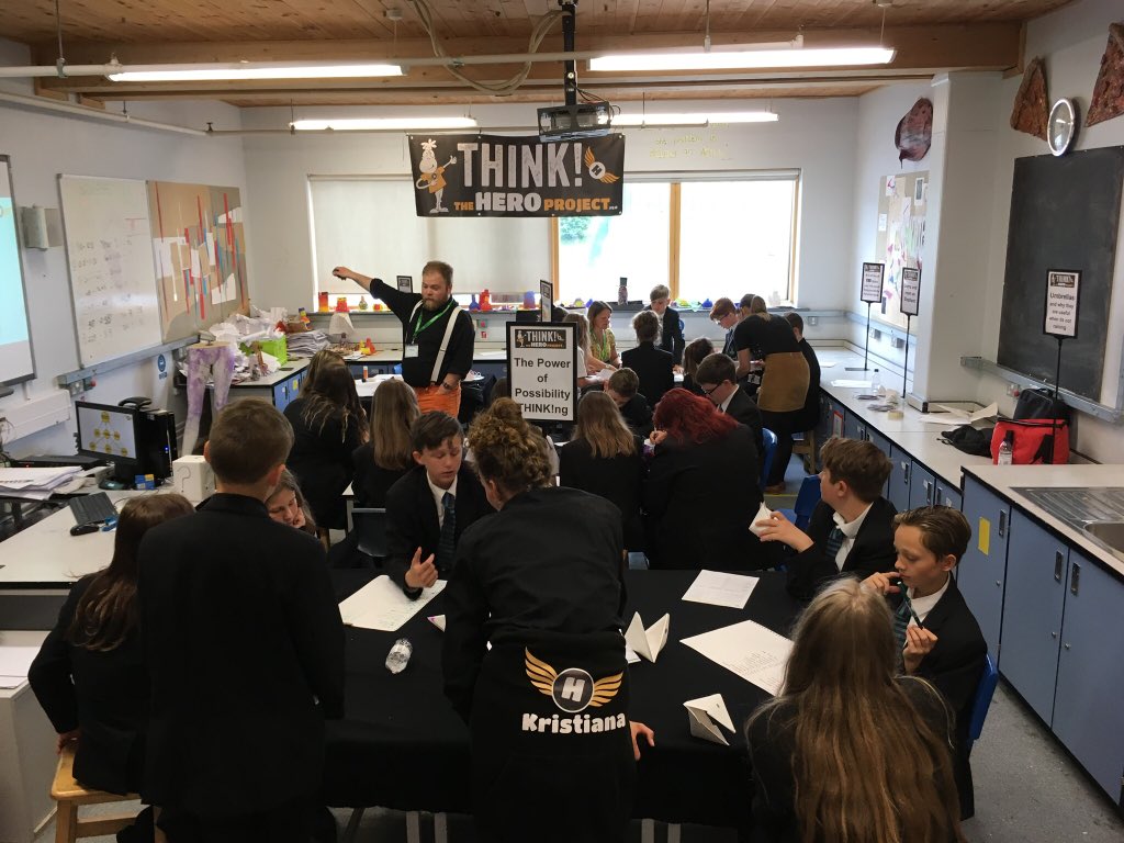 THINKFCCIC's tweet photo. The team did awesomely yesterday- over 100 year 7&amp;8 pupils took part in some amazing thinking with us! #naturalthinkers #nextgenTE https://t.co/vNNfmeGtIh