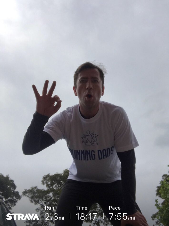 A triple-header to bring in the weekend today. Joined by <a href="/paulrobinson_x9/">Paul Robinson</a> &amp; @ Andy 👍 Great to meet up and put faces to names 👌

Celebrating aswell, 70 years of the <a href="/NHSEngland/">NHS England</a> 👏 An institution to be proud of and to champion 🙌 

#runningdads #inspiringourchildren