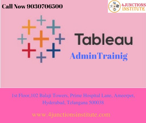 4junctions's tweet photo. Learn Tableau Admin from experts at 4junctions training institute and get your dream job
Enroll Now:https://t.co/0pHYo5TMtT
#Tableau #TableauEssentials #dataviz #DataAnalytics #BI #TableauAdmin #4junctions #Ameerpet #Hyderabad https://t.co/hiYu8gvkw5