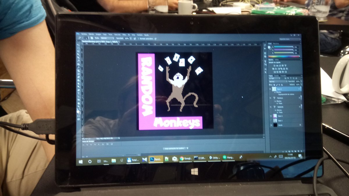 VitaminaCPP's tweet image. Pues creo que ya tenemos logo Random Monkeys #kinggamejam