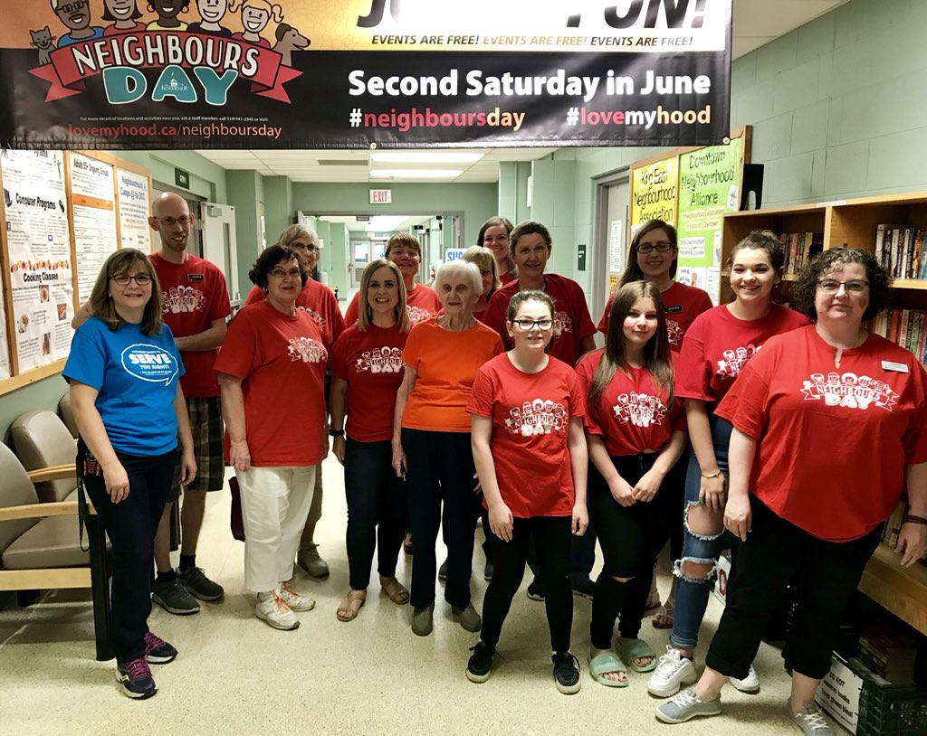 Pancake breakfast at the Downtown Community Centre for #neighboursday @CityKitchener going till 11:00 a.m. Come on out!! #lovemyhood