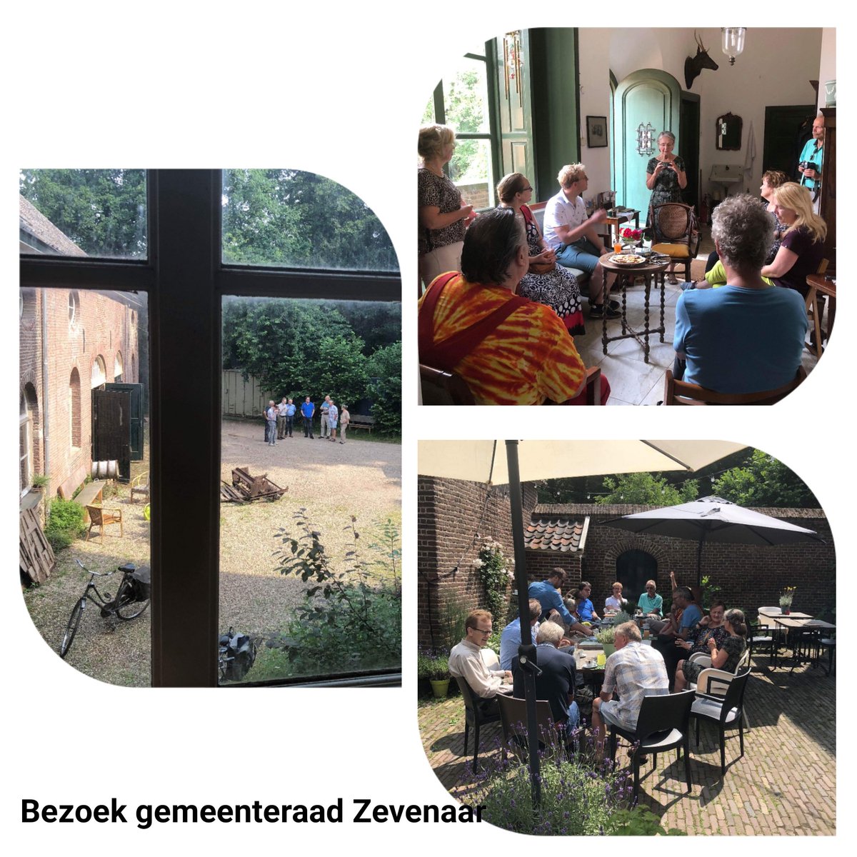 Bezoek van de gemeenteraad van Zevenaar op het landgoed. Visie gedeeld en ontwikkelingen laten zien. Mooie bijeenkomst