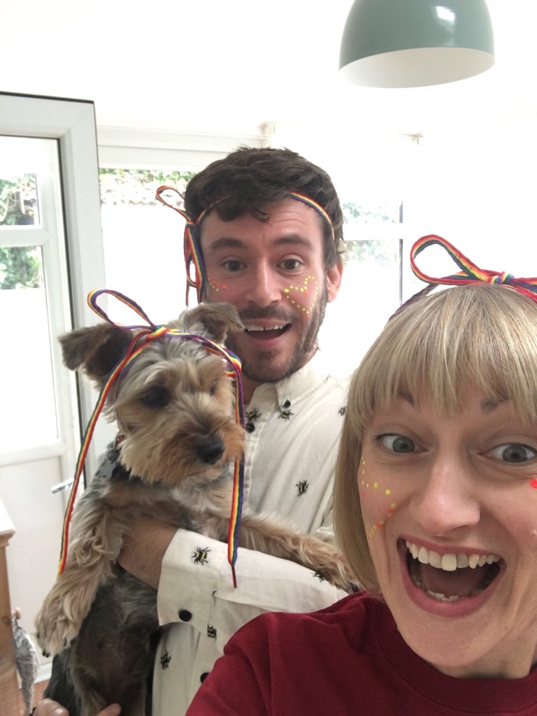 sallywoomarsh's tweet photo. The Marshall family is ready for @YorkPride #loveislove https://t.co/GhN4pyKE9U