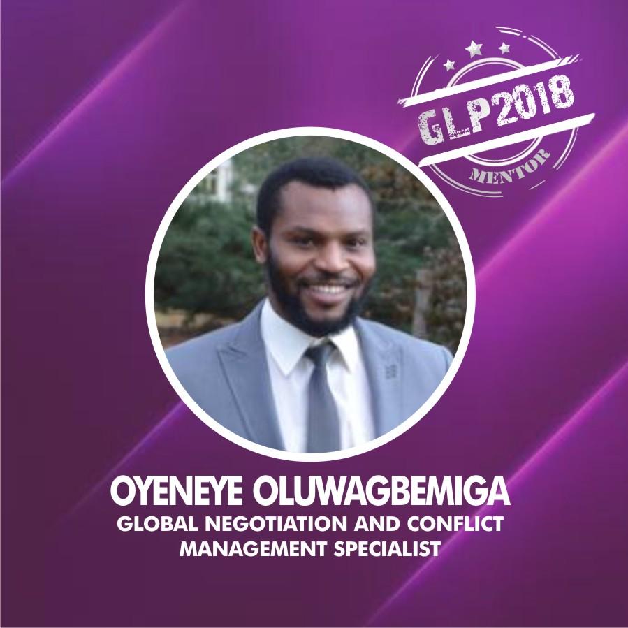 glp_ng's tweet photo. Oluwagbemiga Oyeneye, a global negotiation &amp; conflict management specialist, is a #GLP2018 mentor.

A graduate student at Seton Hall University, he is an Editor at the Journal of Diplomacy and International Relations, of Seton Hall School of Diplomacy and International Relations. https://t.co/7lvEoscKyY