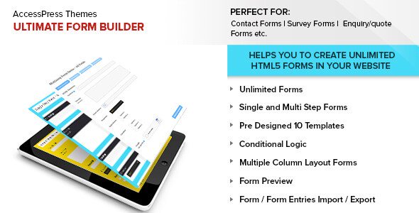 Query_answer's tweet image. Free Download Ultimate Form Builder v1.1.8 – Premium WordPress Plugin queryanswer.com/freethemes/fre…: Please click Here More Information