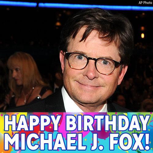 Happy Birthday, Marty McFly! \"Back to the Future\" star Michael J. Fox is celebrating a birthday today. 