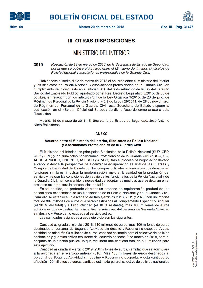 sergiopolilla3's tweet photo. @sanchezcastejon espero que respete el acuerdo de #EquiparacionYa firmado con @zoidoJI y deje hacer el trabajo a la #Consultoria para una #EquiparacionRealYa @ZaidaCantera nos apoya y una #ILP2018JusapoL nos da el respaldo de la Sociedad, cumplan lo acordado y publicado en #BOE https://t.co/gGGz3leLwP