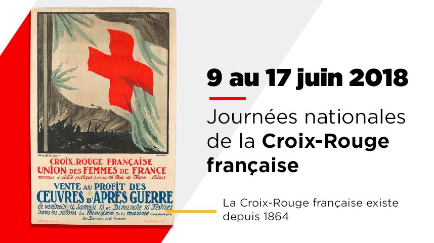 Du 9 au 17 juin 2018, ce sont les Journées Nationales de la Croix-Rouge française.
A cette occasion, retour sur la création de cette association qui a vu le jour en 1864 👉 gouvernement.fr/partage/10277-… #ArchivesGouv