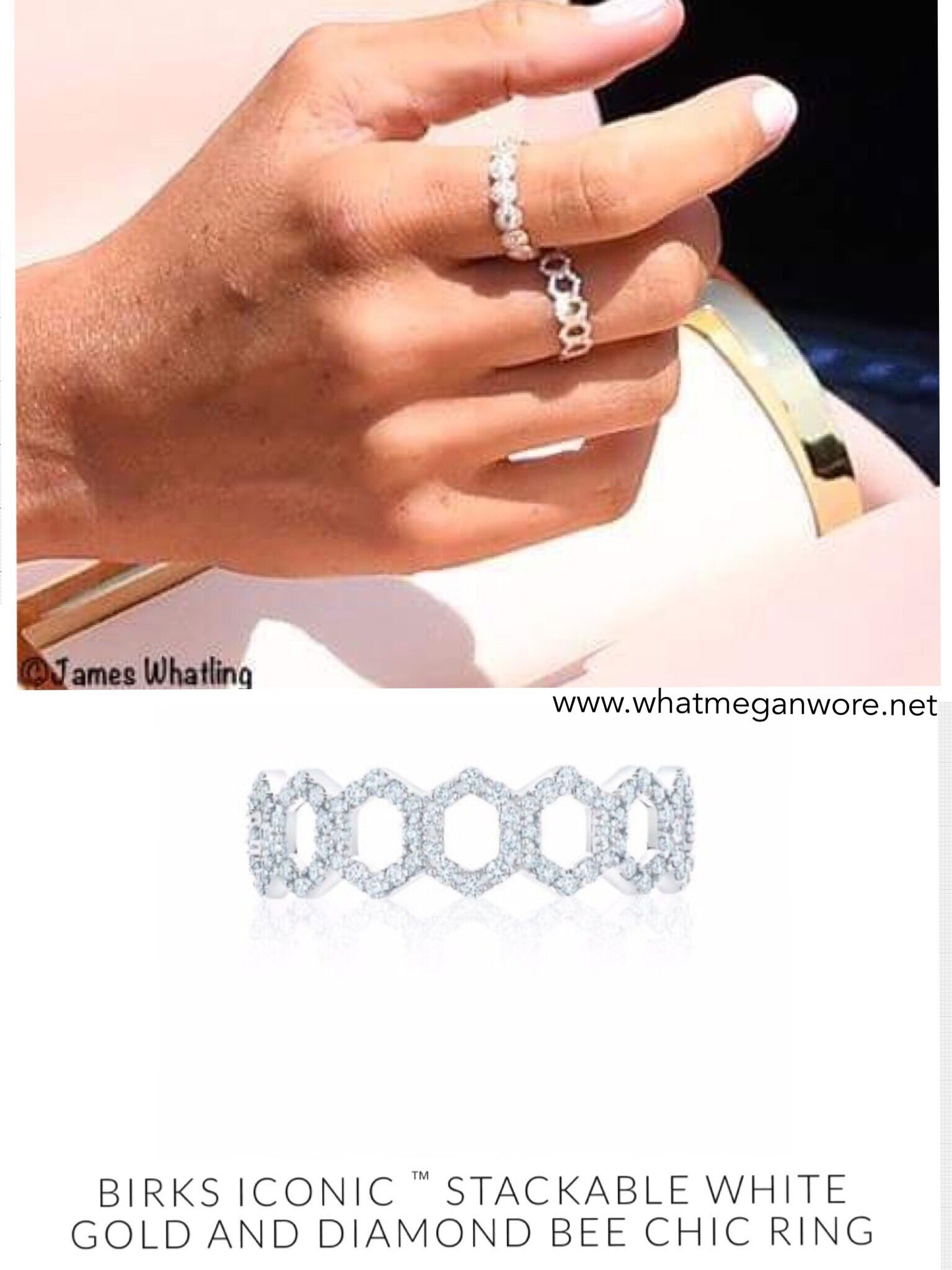 What Meghan Wore on X Meghan is wearing birks Snowflake and Bee Chic ring today https t LHukFgkxzF X