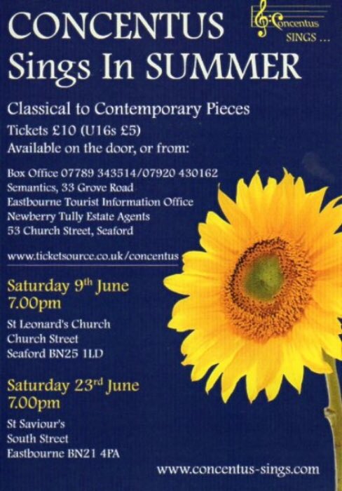 BourneChorus's tweet photo. We would like to wish our friends at Concentus all the very best with their concert this afternoon! https://t.co/2EkZFYQ80a