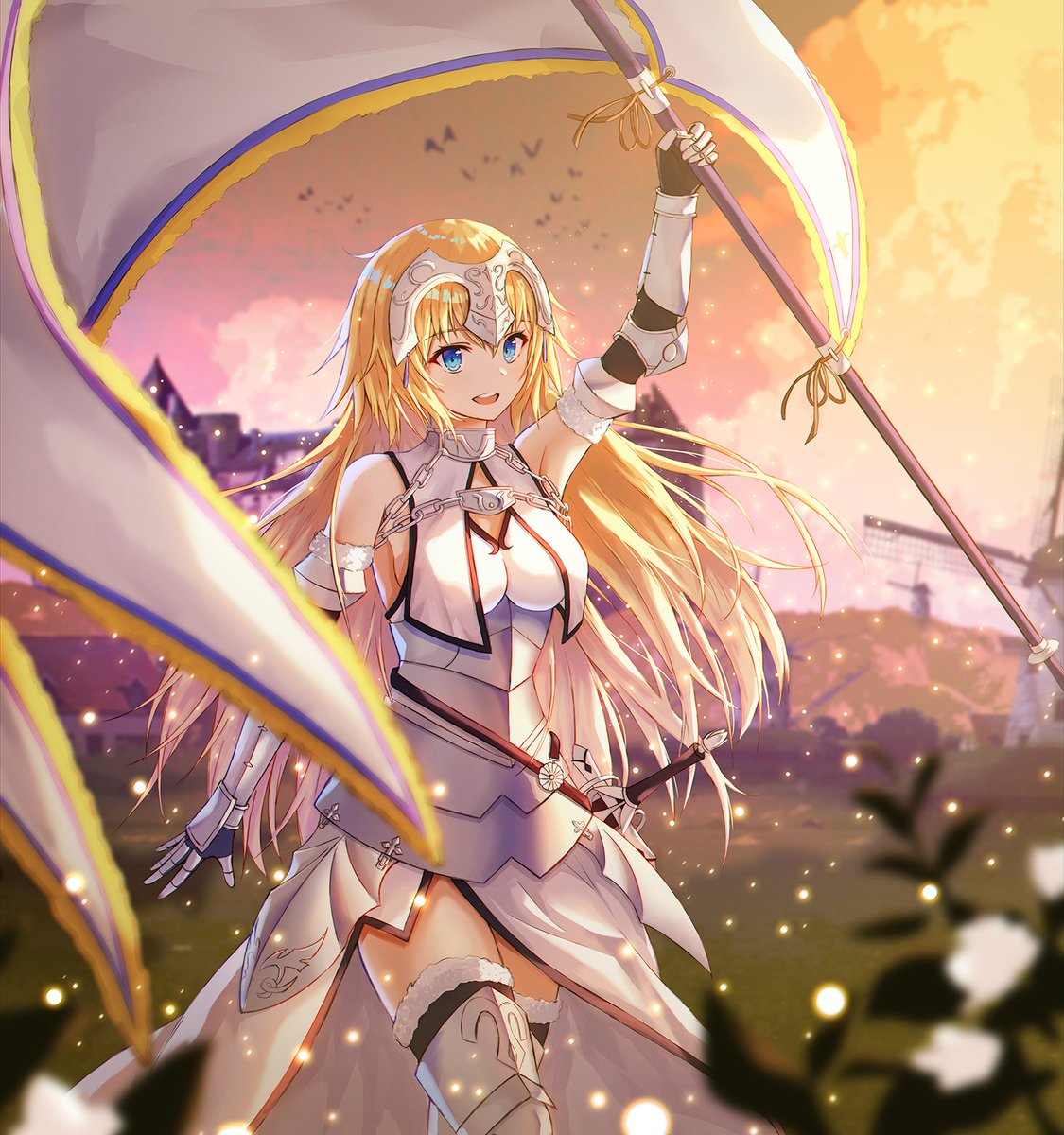 ジャンヌ・ダルク ,jeanne_d'arc_(third_ascension)_(fate) 「#Fategrandorder #FGO 」|Lkerisのイラスト