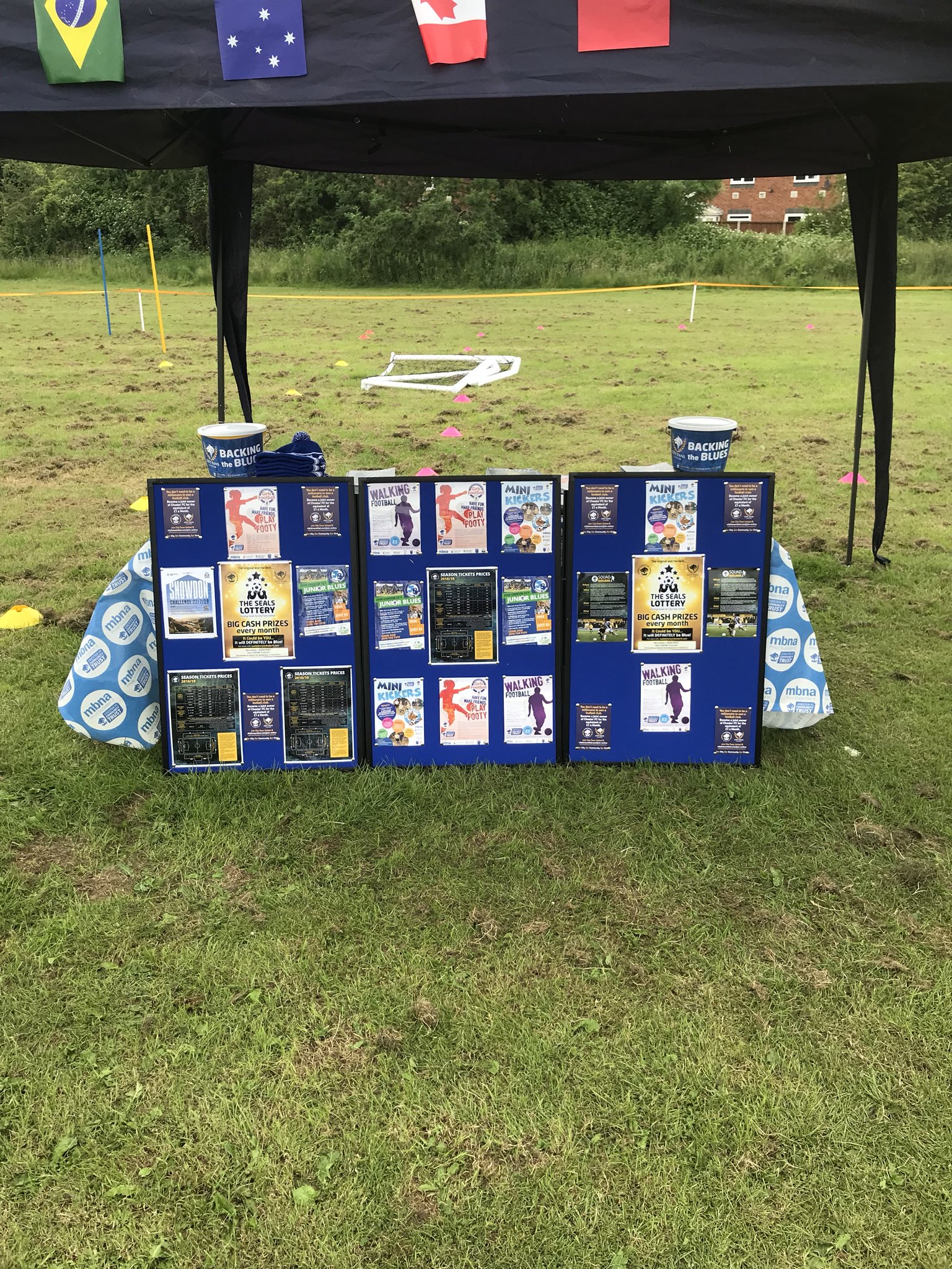 Chester FC Community Trust on Twitter "๐ต All set up here at
