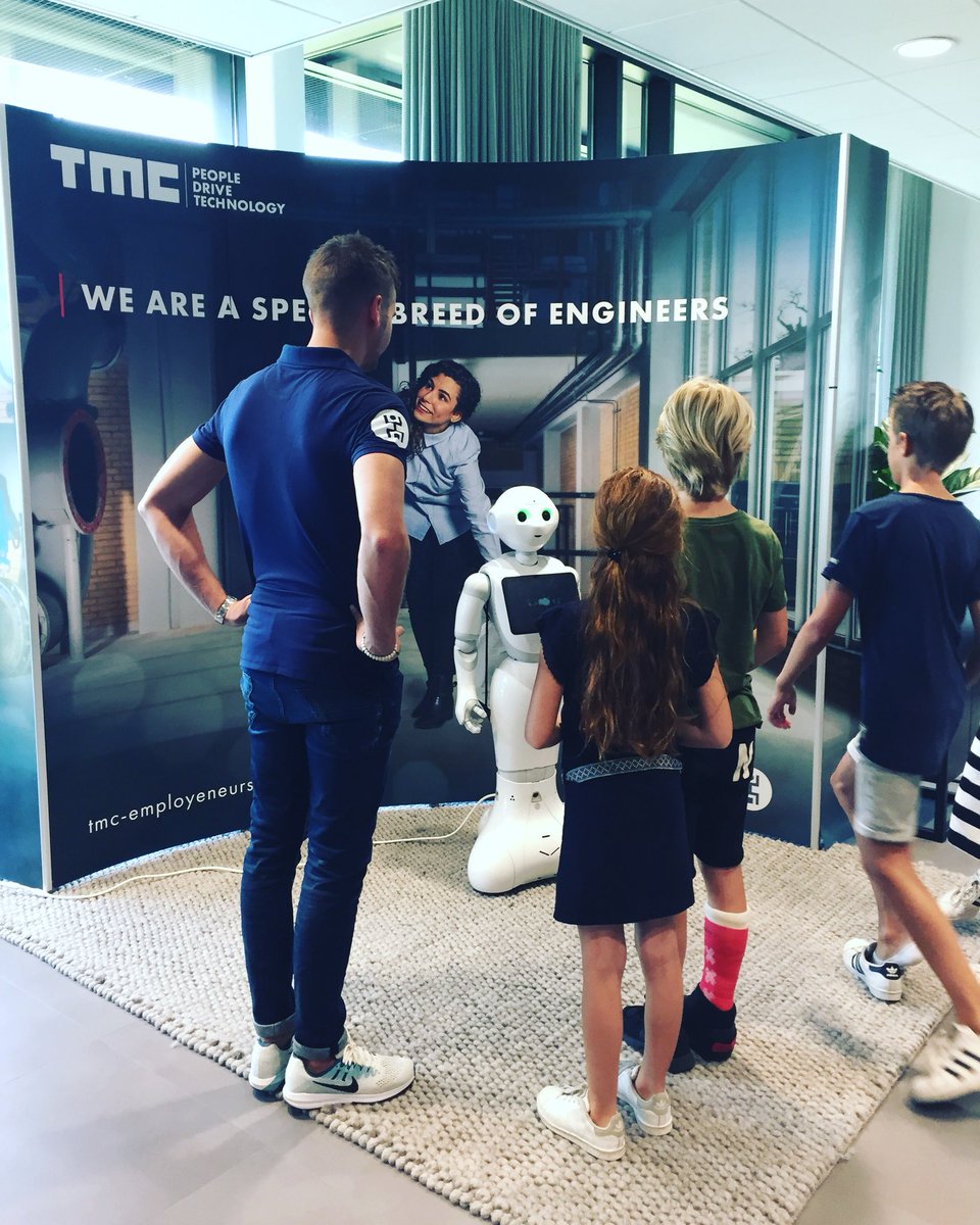 Come shake hand with #TMCPepper and discover other cool #tech stuf! #HTOR #DTW2018