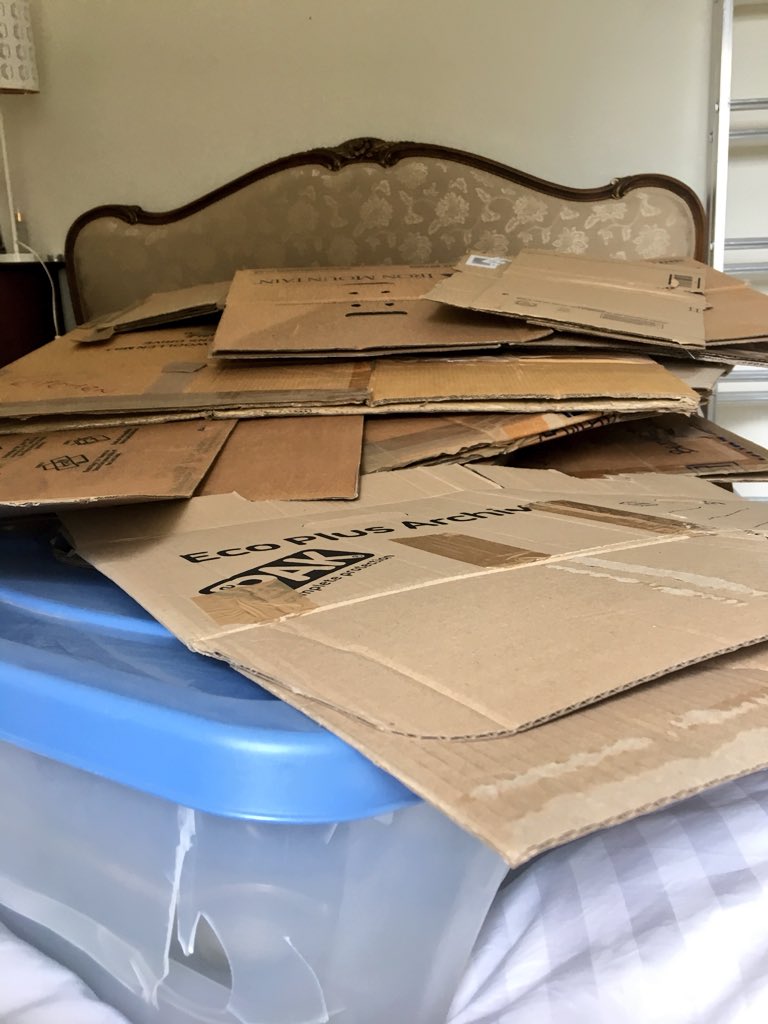 naomibmiller's tweet photo. I don’t know how you’re all spending your sunny Saturday, but here’s my great view... #packingagain #tedious #boredalready https://t.co/wA3iRom9Ye