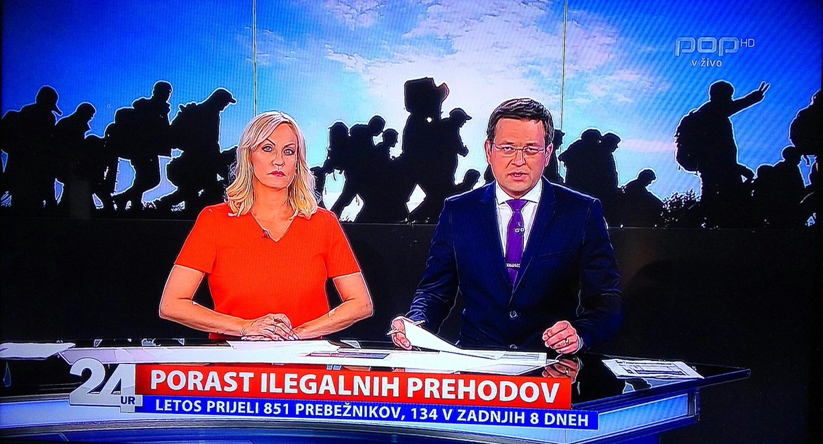 JJansaSDS's tweet photo. Magija. 😀 Še na zadnjem predvolilnem soočenju tega problema ni bilo, le v blodnjah Orbanovega imperija da se prikazujejo. Potem pa, po volitvah, abrakadabra, migranti so naenkrat tu. To zmore samo #KOSTV https://t.co/bqdGimOxaC